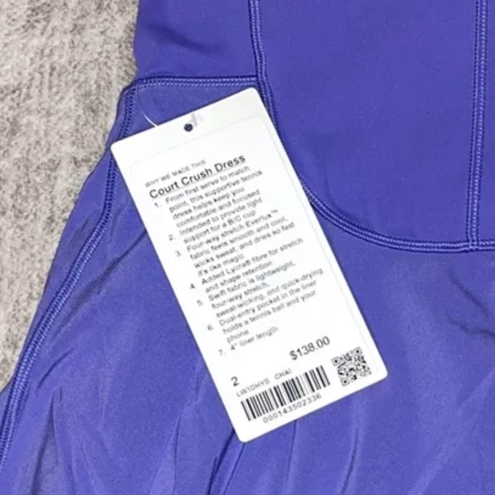 Lululemon Court Crush Dress - Picture 3 of 3